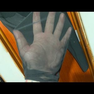 Torrid Mesh legging. Top is a legging material. The legs are mesh see through.